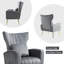 27' ' wide velvet armchair Mahith-88364527