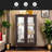 2 Doors Curio Cabinet With Tempered Glass Doors, Curio Cabinets With Mirrored Back Panel And Adjustable Shelves, Lighted Display Cabinet For Home, Office Light Bulb Included-198730276