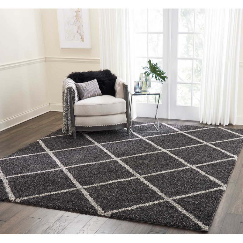 Secelia Geometric Rug, Rectangle 5' x 7'