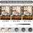 Vanity Desk With Led Lighted Mirror,Makeup Vanity With 10 Led Lights & 5 Metal Sliding Drawers, 3 Color Brightness Adjustable, Vanity Table With 6 Open Shelves, Dressing Table-516147748