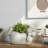 14.25"L MGO Rabbit Statue Planter