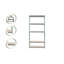 90 cm W Adjustable Height Shelving Unit