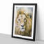 The Face of a Lion - Picture Frame Painting Print-55639903-55639898