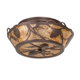Whispering Pines 2 - Light Semi Flush Mount