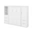 Grand lit escamotable avec tiroirs et tablettes-1796218160