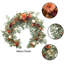 Guirlande de fleurs de 5,9 pi - fleurs arquées de mariage pour décoration de fond, eucalyptus et rose, guirlande de fleurs artificielles pour le manteau - décoration de table de tête chérie pour la réception, décorations de mariage
