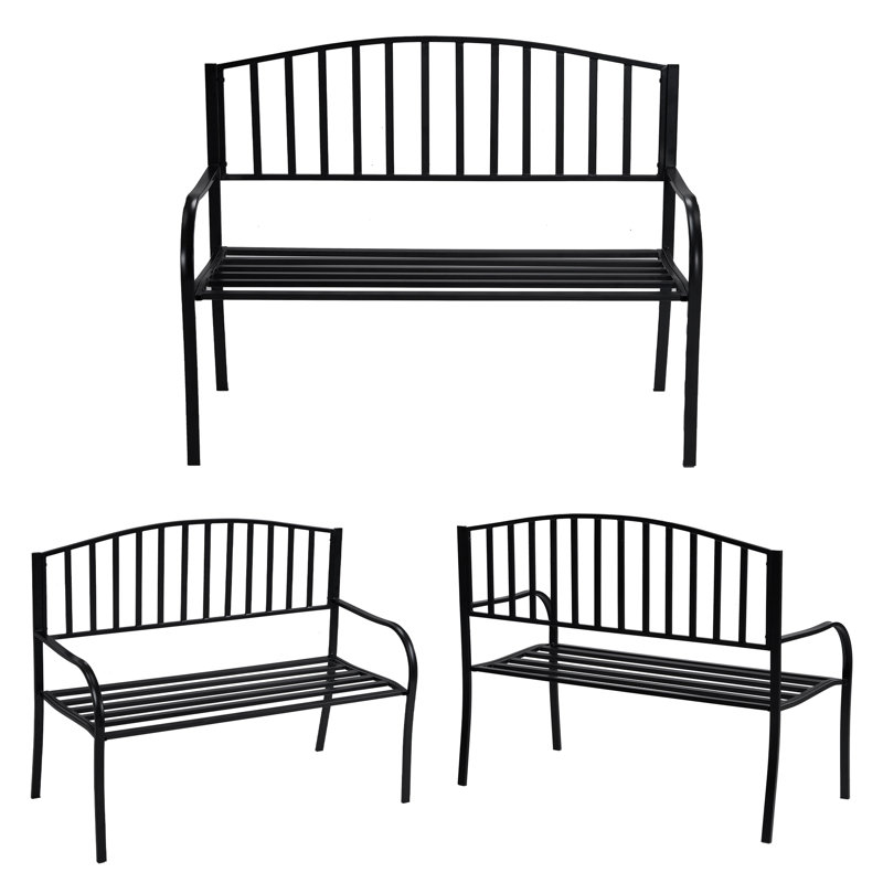 Metal Park Bench