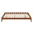 Solid Dry Bamboo Wood Platform Bed Frame, With Wood Slat Support-1717445452