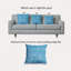 Housse et insert de coussin carré en tricot Marled-305312053-305312063-356468890