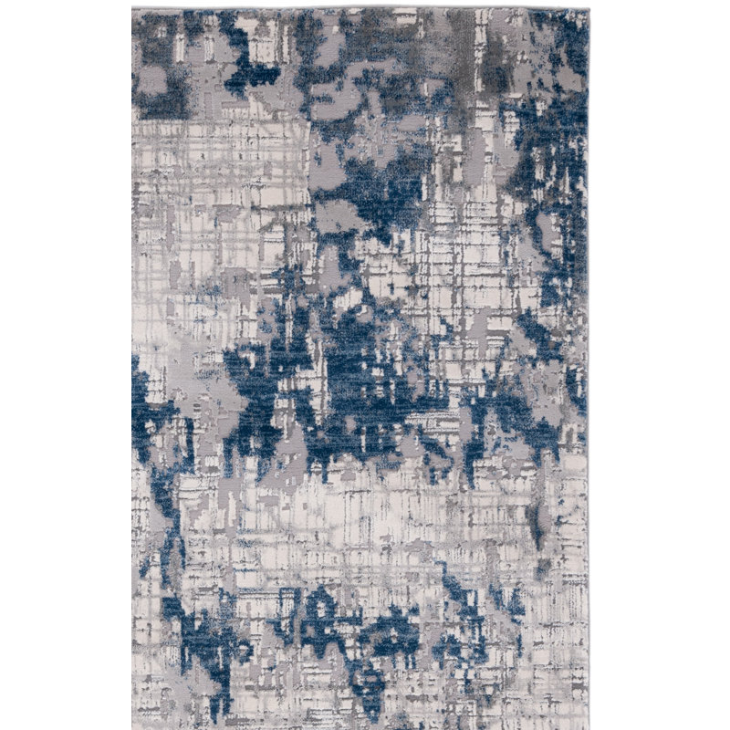 Eliene 100 Performance Abstract Rug, Rectangle 4' x 6'