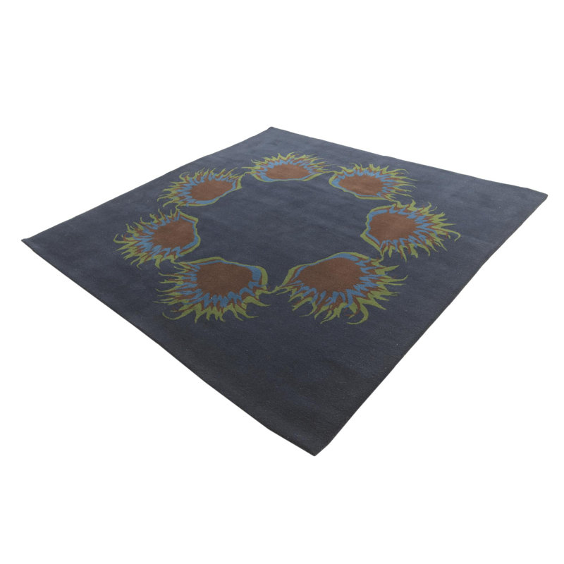 Tapis bleu marine rectangulaire 7 pi Pineland