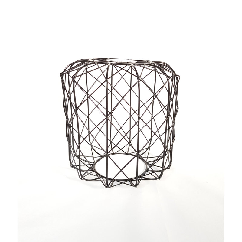 25cm H Metal Novelty Lamp Shade ( Screw On ) in Black