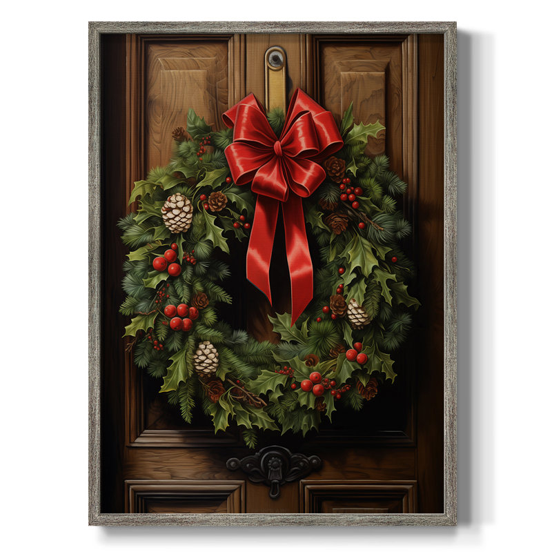 «Christmas Holiday Art DCL XXI», reproduction encadrée - bois massif, H 11 po x l 9 po