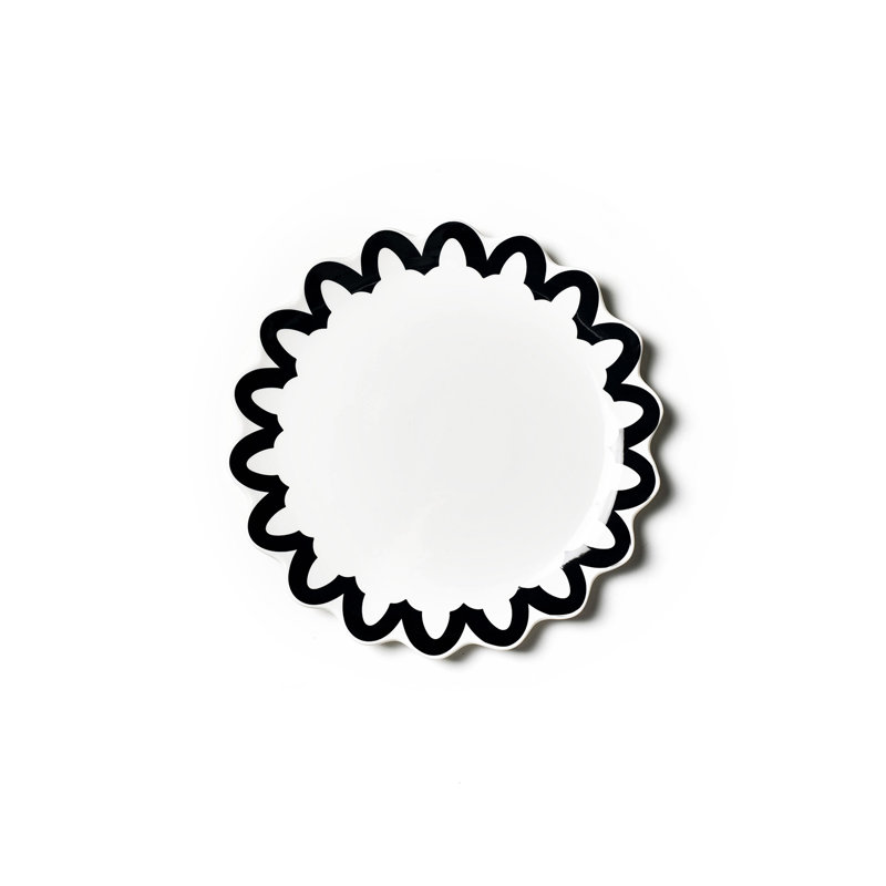 Assiette plate 11 pièces Arabesque, Noir