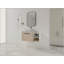Meuble-lavabo flottant de 36 po au design moderne avec lavabo d'art en céramique, dalle de pierre plate blanche et petites tablettes de rangement, porte à fermeture douce-1464104888