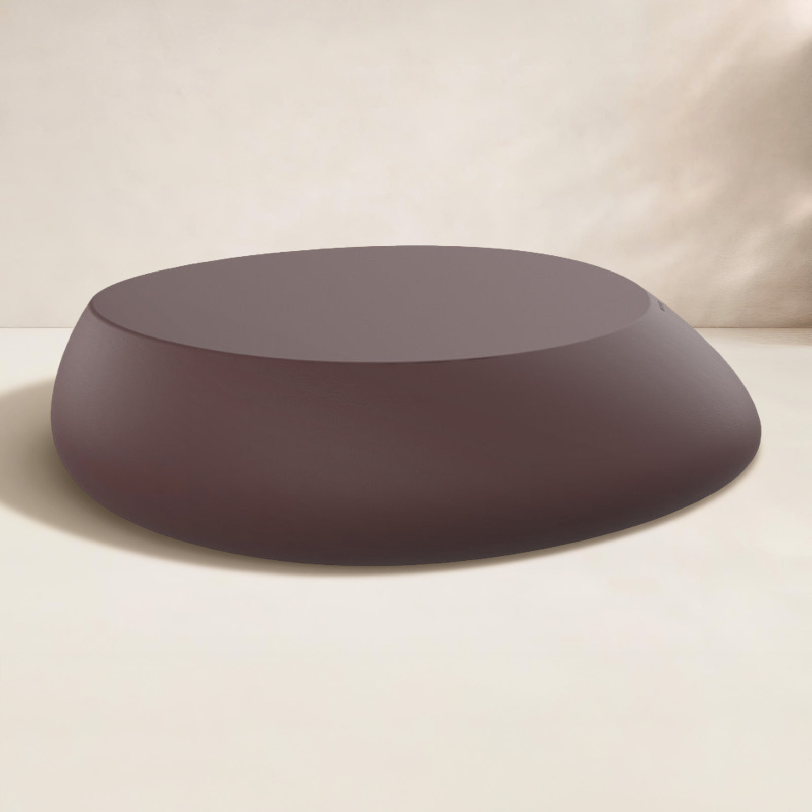 Stone 34" Patio Table, Garnet