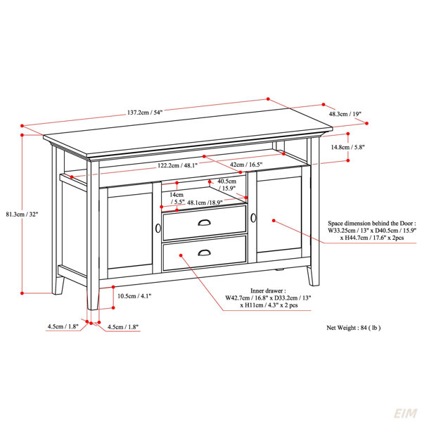 Dimensions du produit