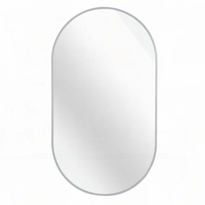 Metal Oval Mirror