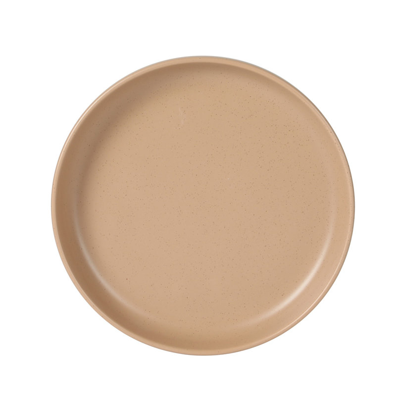 Ensemble d'assiettes et de bols Gibson Elite, court de 16 pièces en grès, ensemble de plats ronds réactifs à glaçure réversible