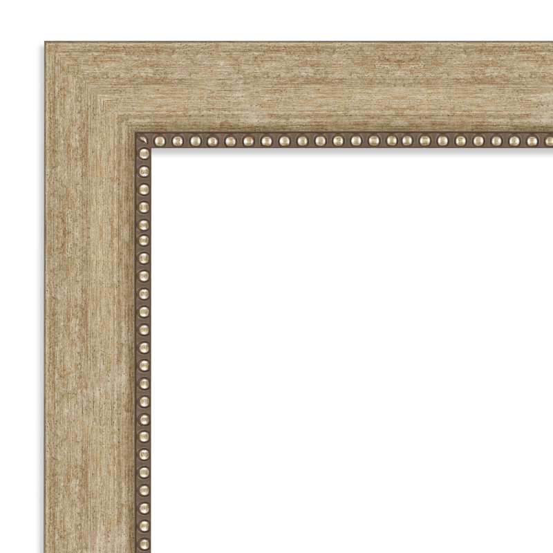 Miroir pleine grandeur Fentin, 53 po x 19 po, Champagne satiné