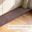 Tapis de couloir coulissant 2 pi x 8 pi brun auto-adhésif-126671408