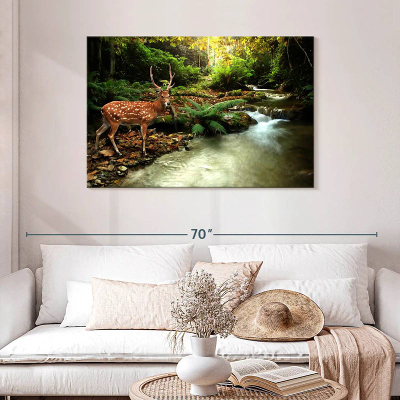 Brampt Sika Deer, 30" H x 45" W
