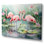 Élégant paradis flamant rose - décoration murale flamant rose