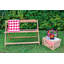 Solid Wood Teak Outdoor Bench