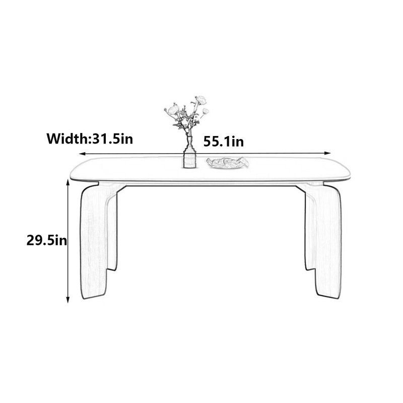 Hartina, 29.5"H x 55.1"L x 31.5"W