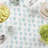 Rectangular Floral Cotton Twill Tablecloth
