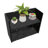 Metal Planter Box With Removable Insert Shelf For Outdoor Patio