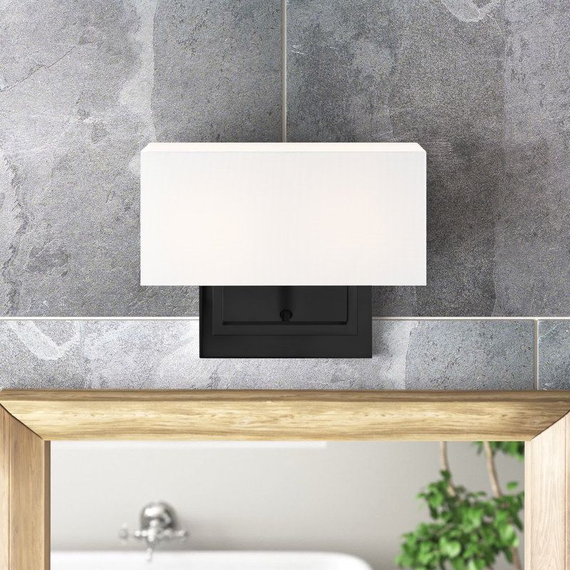 Éclairage de salle de bain à intensité variable 2 lumières Vosselare, Bronze vieilli
