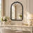 Marlowe 24X36 Arch Beaded Wall Mirror-136024692-136024689-136024693