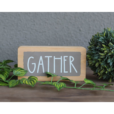 Bloc de bois naturel Delaune Gather