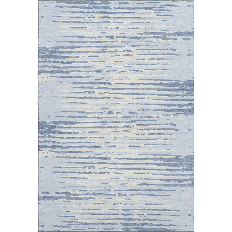Premium Machine Washable Prisco Sky Rug
