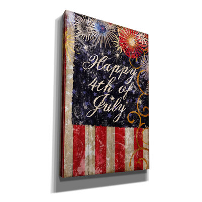 «Fourth of juillet glory» par Art Licensing Studio, art mural sur toile