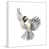 Cadre flottant blanc