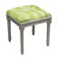 Tabouret de coiffeuse en lin Camiah Cathay-330583555-330583556