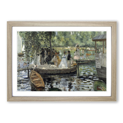 La Grenouillere by Pierre-Auguste Renoir - Picture Frame Painting