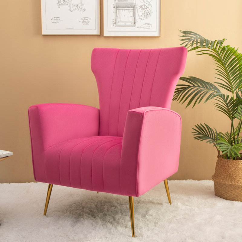 28,35 de large, Velours rouge rose