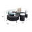 Glass Top Single Coffee Table-1779586552