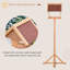 AvianNest 144cm Wood Bird Play Stand for Floor