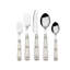 Ensemble de couverts 20 pièces en acier inoxydable translucide 18 pièces Mikasa Living, transparent pour 4, transparent-67201484