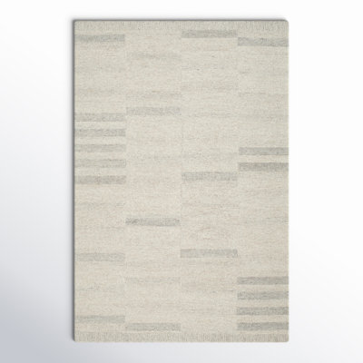 Rectangle Adarian Hand Tufted Wool Area Rug