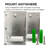 Solar Powered Integrated LED Metal Deck Light Pack