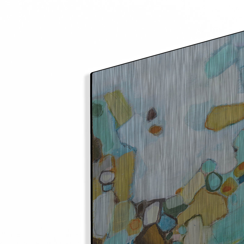 «Le long du chemin» par Jamie Van Landuyt, art mural en métal, H 12 po x l 12 po