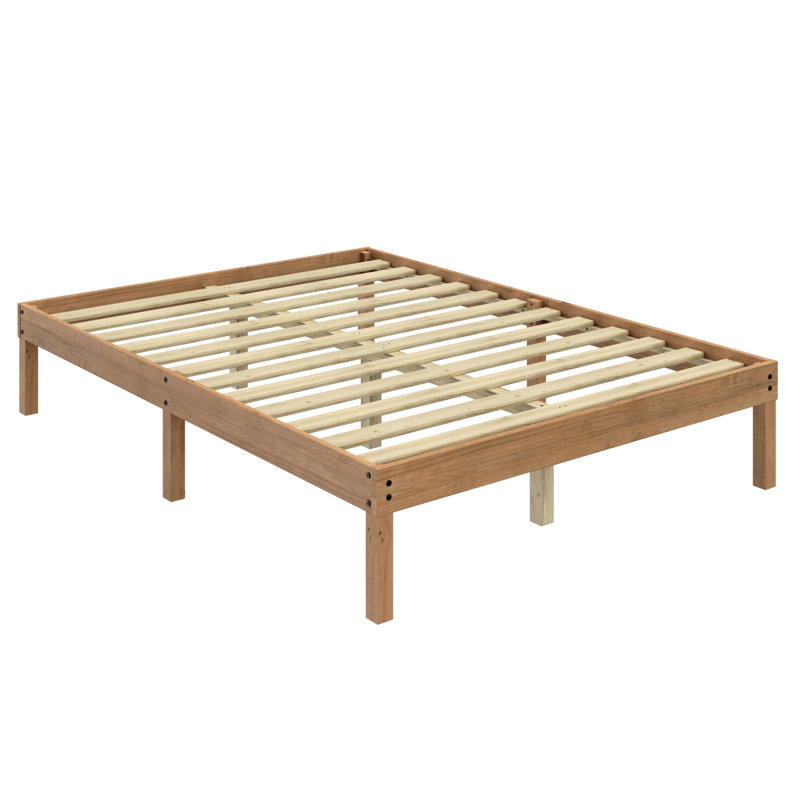 Wood Frame Bed Wallice | Winston Porter, Full 