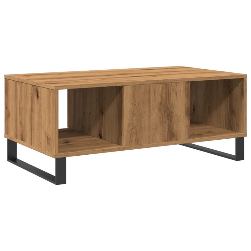 Aldrik Sled Coffee Table with Storage, Artisan Oak