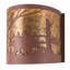 2 - Light Flush Mounted Sconce