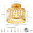 1-light Semi Flush Mount Ceiling Light-374865994